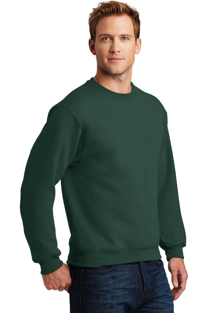 Forest Green Jerzees Super Sweats NuBlend - Crewneck Sweatshirt. 4662M