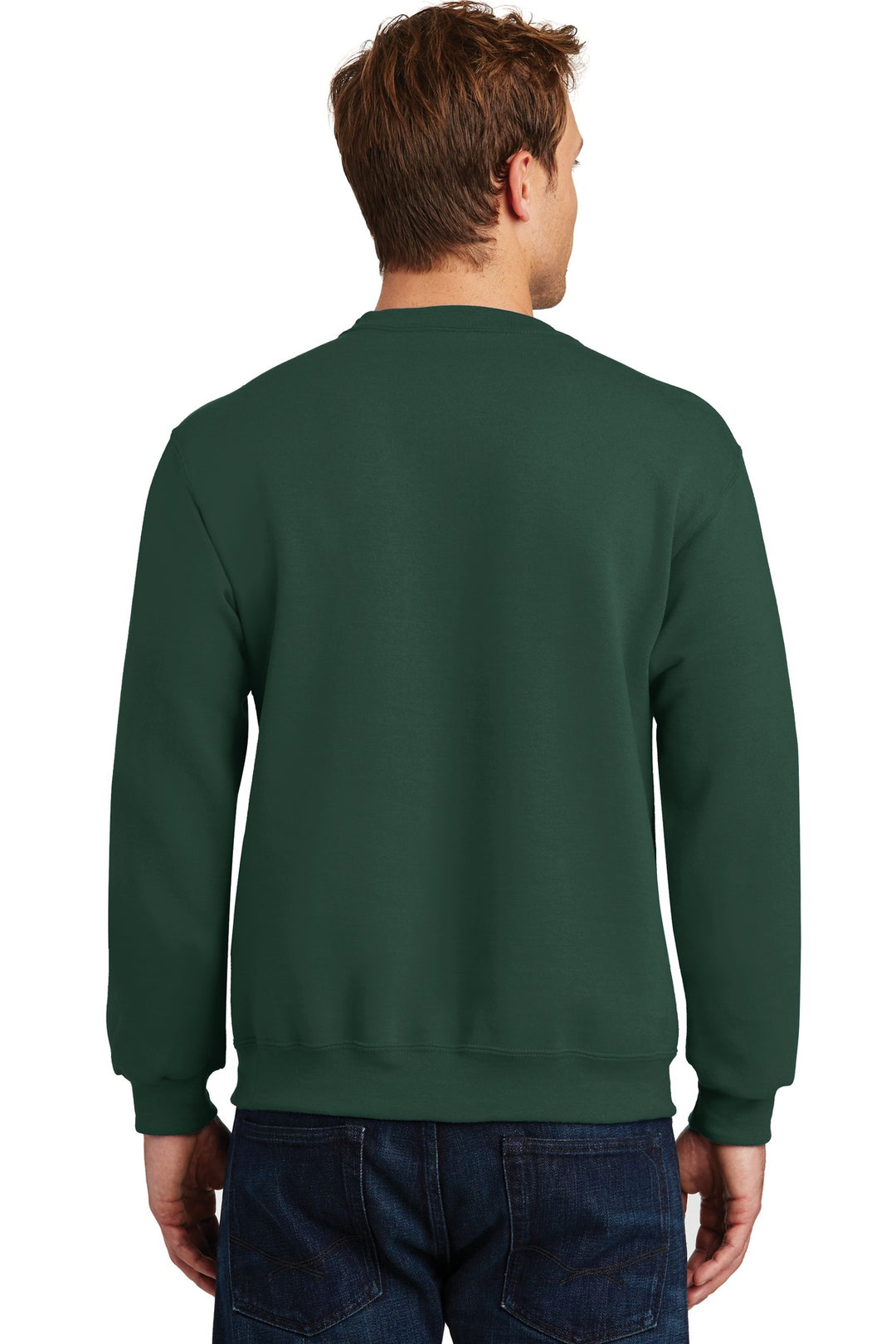 Forest Green Jerzees Super Sweats NuBlend - Crewneck Sweatshirt. 4662M