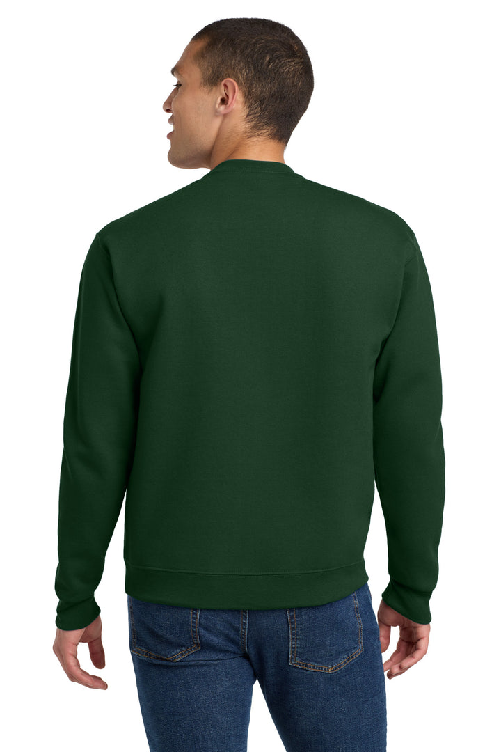 Forest Green Jerzees Super Sweats NuBlend - Crewneck Sweatshirt. 4662M