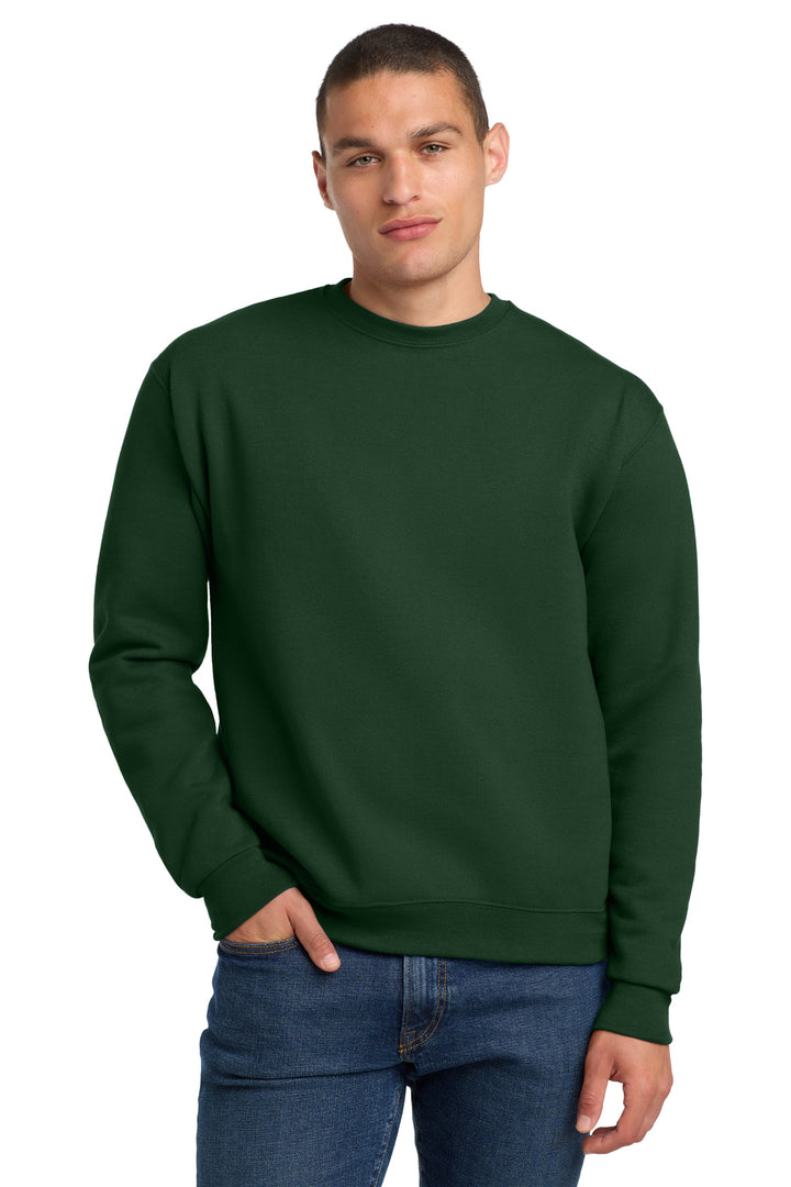 Forest Green Jerzees Super Sweats NuBlend - Crewneck Sweatshirt. 4662M