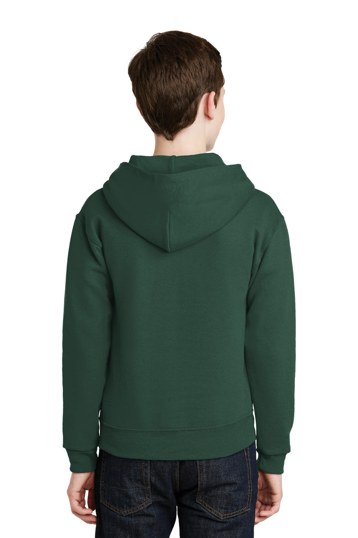Forest Green Jerzees - Youth NuBlend Pullover Hooded Sweatshirt. 996Y