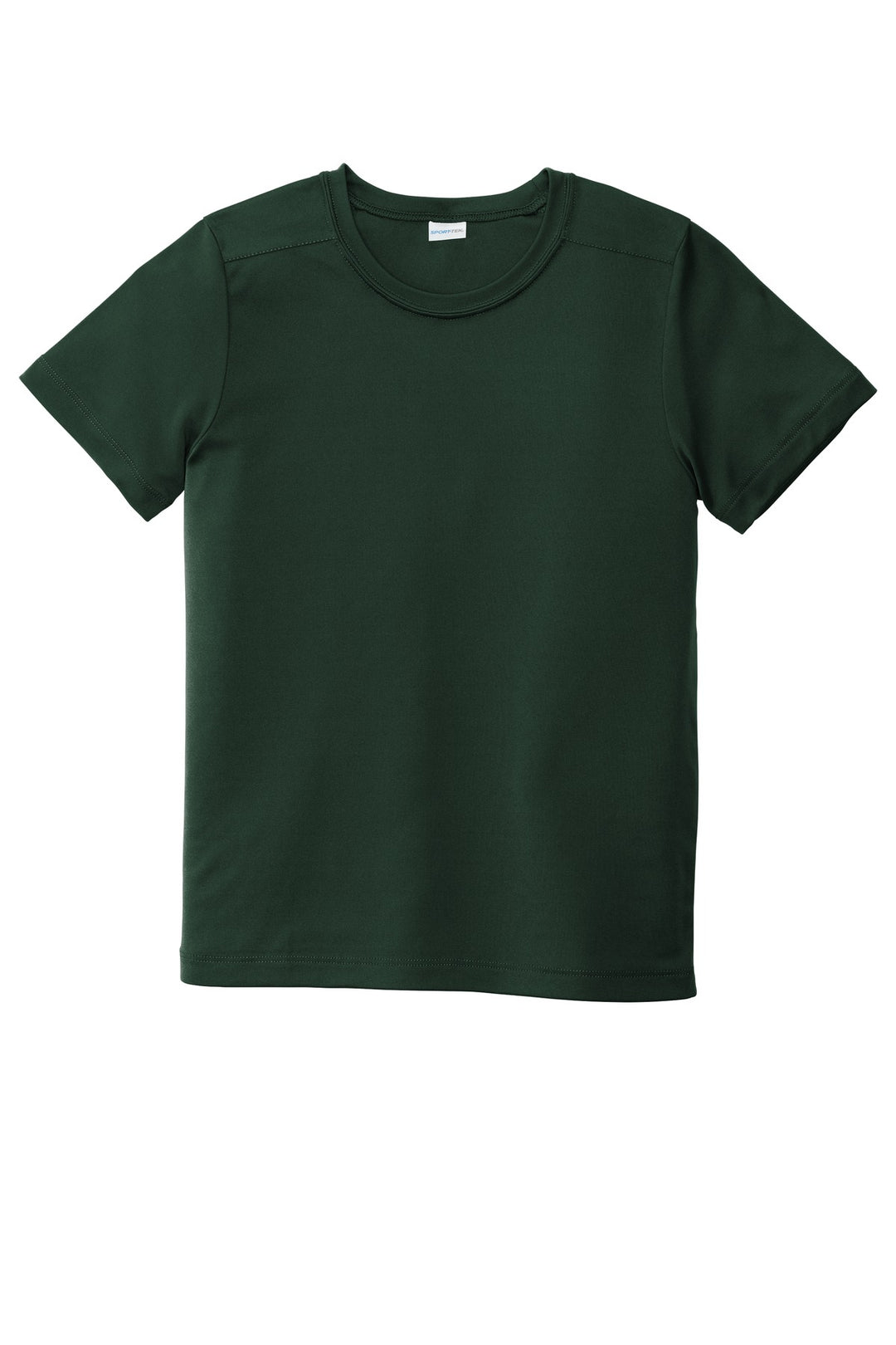 Forest Green Sport-Tek Youth Posi-UV Pro Tee. YST420