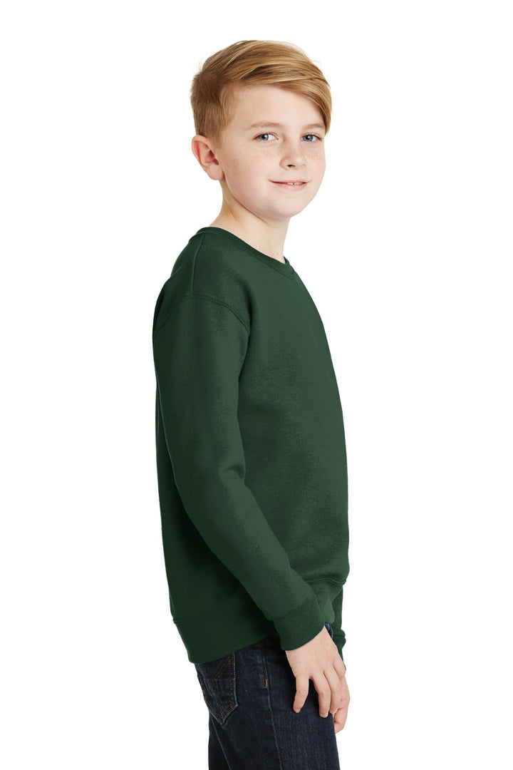 ForestGrn Jerzees - Youth NuBlend Crewneck Sweatshirt. 562B