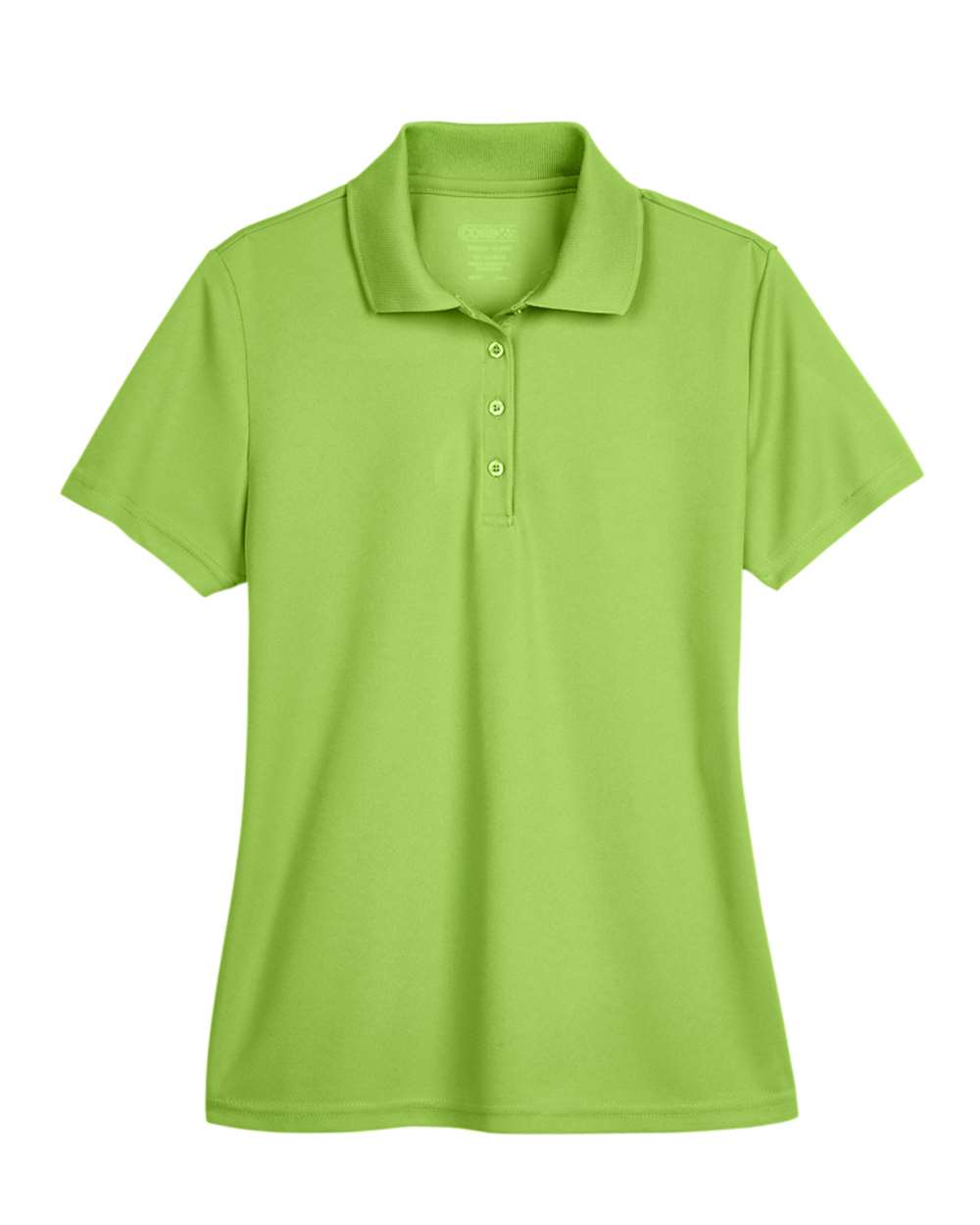 Front View of Acid Green Women's Origin Performance Piqué Polo - 78181