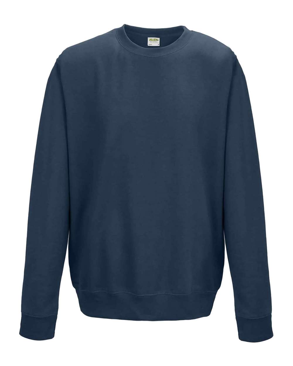 Front View of Airforce Blue College Crewneck Sweatshirt - JHA030