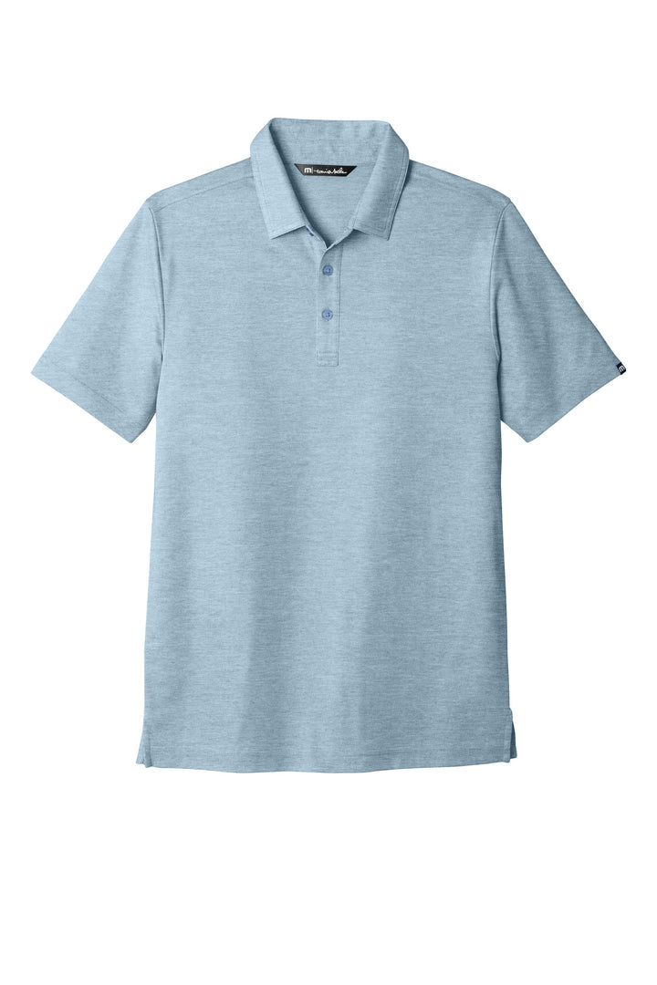 Front View of AllureHthr TravisMathew Oceanside Heather Polo. TM1MU412