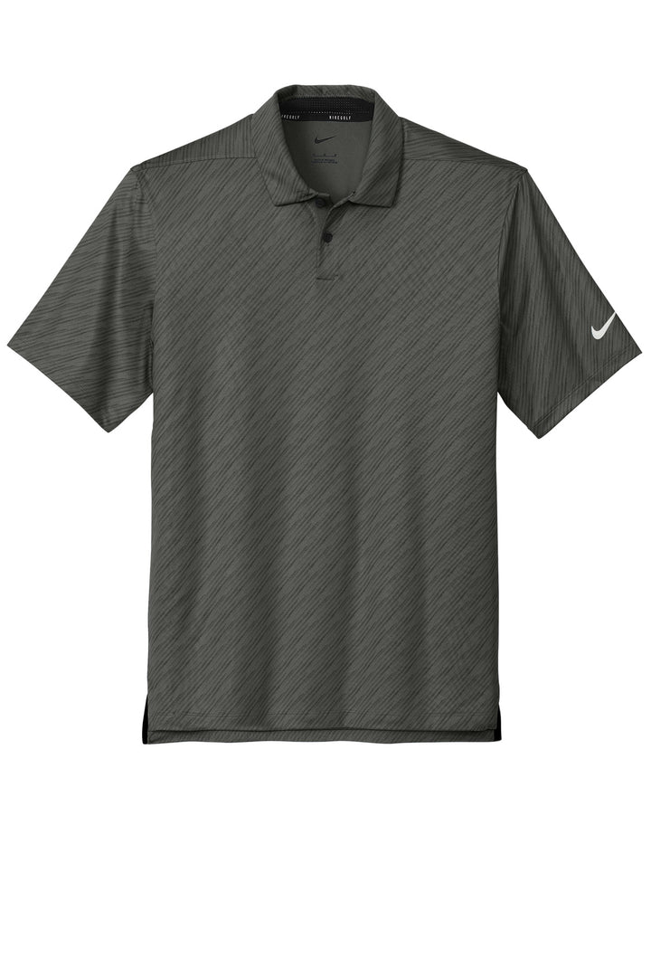 Front View of Anthracite Nike Vapor Dash Polo NKDX6688