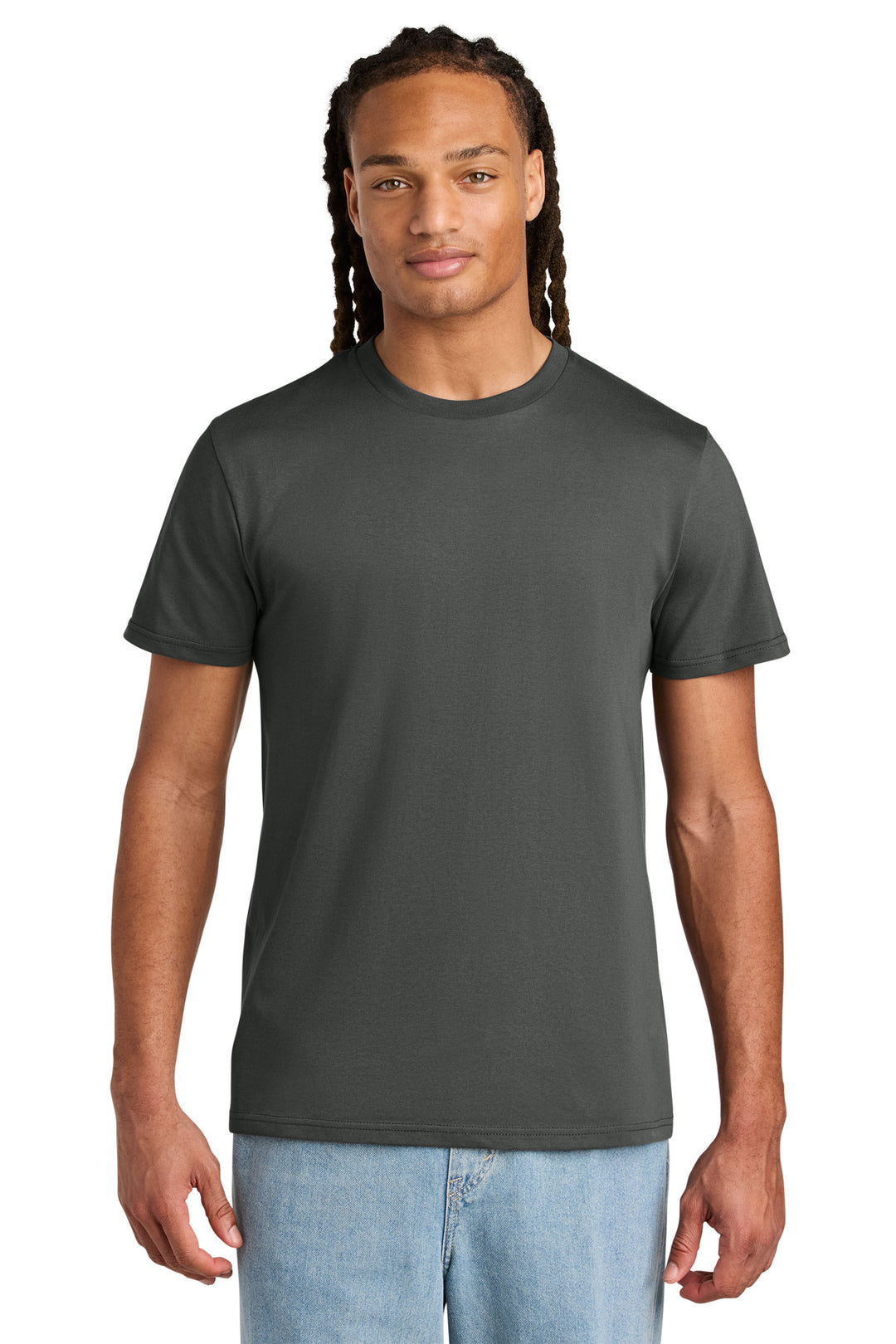 Front View of Anthracite Stanley/Stella Unisex Rocker Tee SXU016