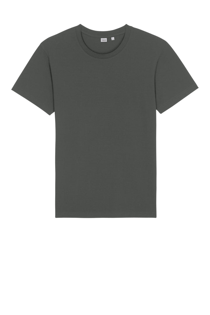 Front View of Anthracite Stanley/Stella Unisex Rocker Tee SXU016