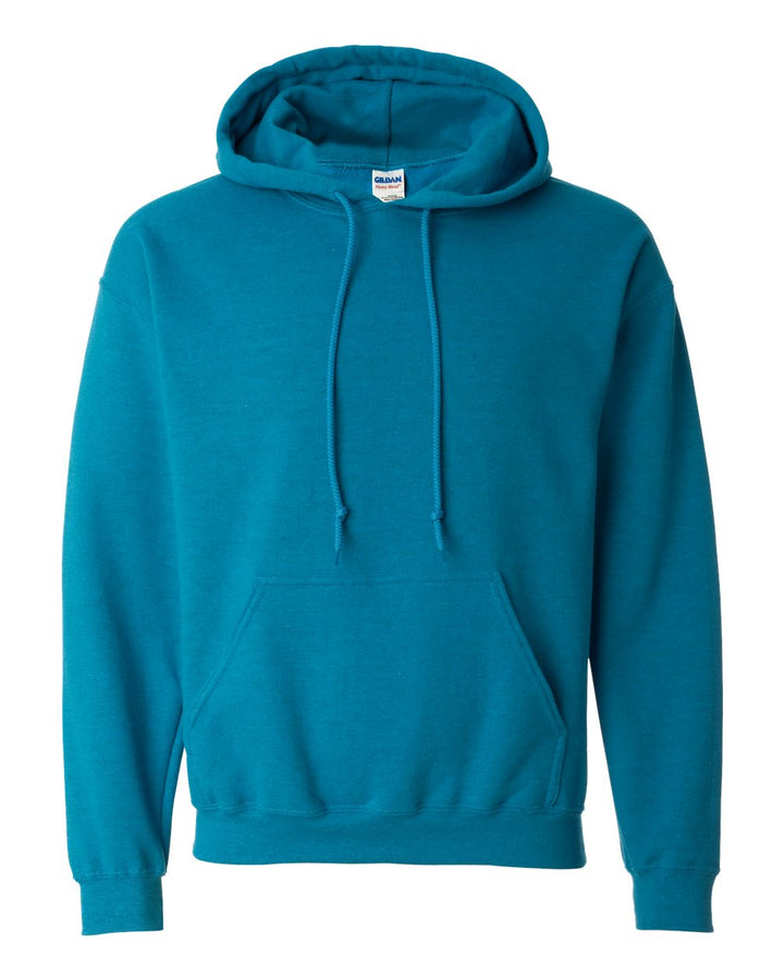 Front View of Antique Sapphire Heavy Blend™ Hooded Sweatshirt - 18500