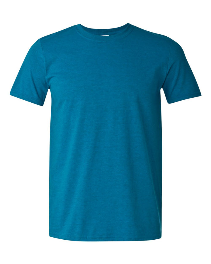 Front View of Antique Sapphire Softstyle® T-Shirt - 64000