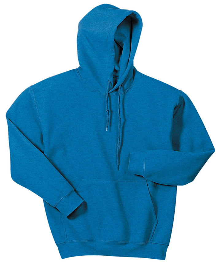 Front View of Antqu Sapphire Gildan - Heavy Blend Hooded Sweatshirt. 18500