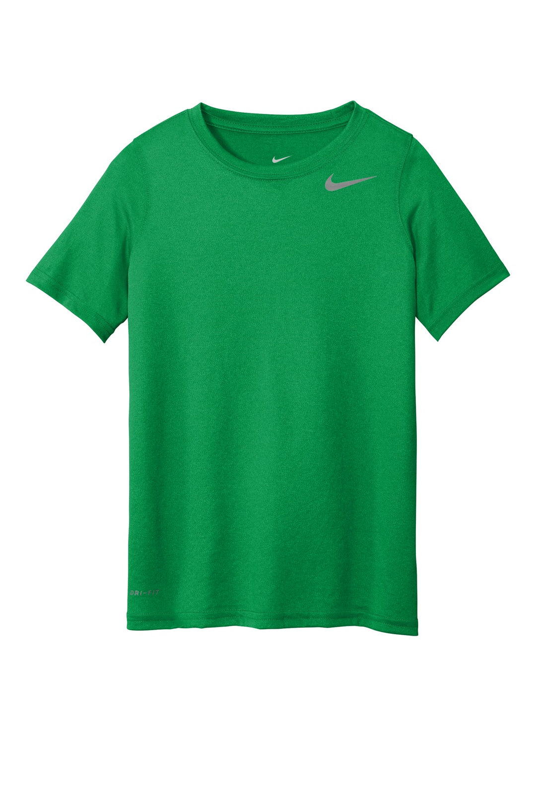 Front View of Apple Green Nike Youth Legend Tee 840178