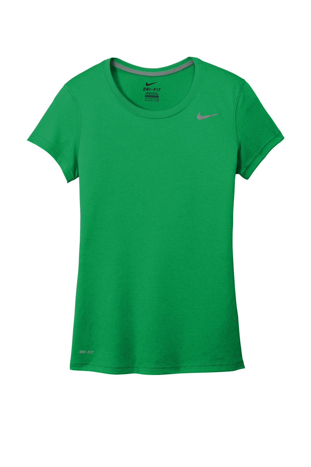 Front View of AppleGreen Nike Women's Team rLegend Tee DV7312