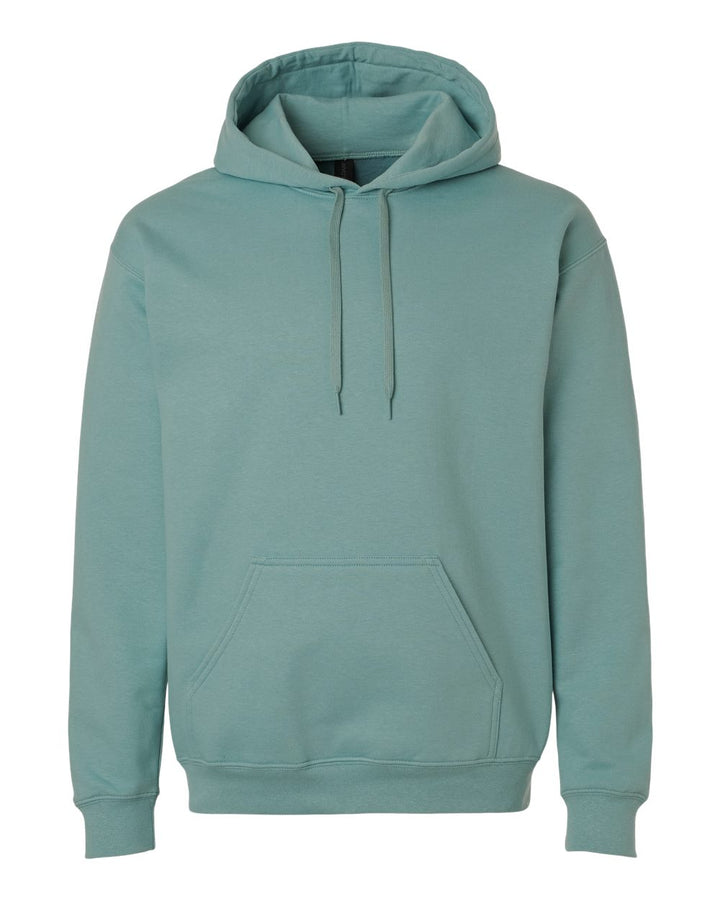 Front View of Aquatic Softstyle® Midweight Hooded Sweatshirt - SF500