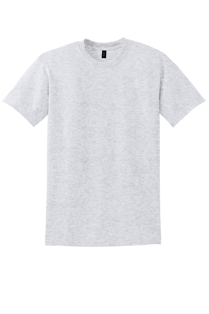 Front View of Ash Gildan DryBlend 50 Cotton/50 Poly T-Shirt. 8000