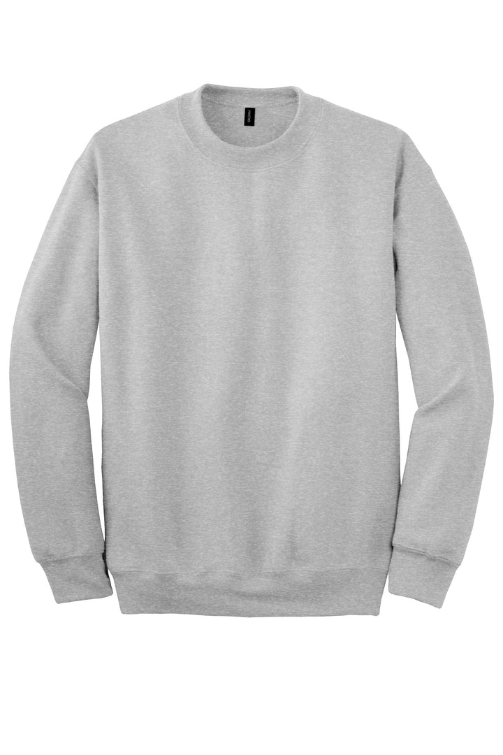 Front View of Ash Gildan - DryBlend Crewneck Sweatshirt. 12000