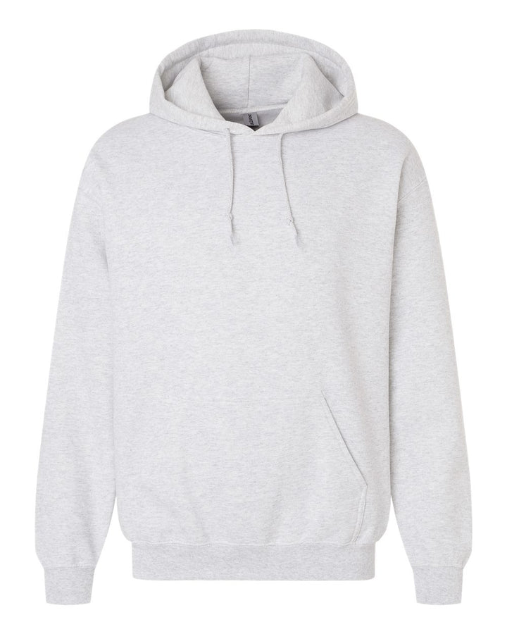 Front View of Ash Heavy Blend™ Hooded Sweatshirt - 18500