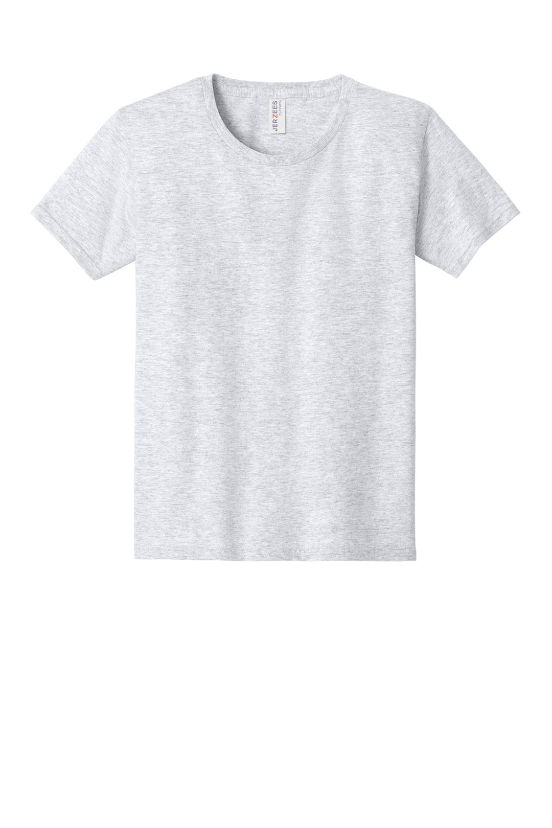 Front View of Ash Jerzees Classics Youth Cotton T-Shirt 363Y