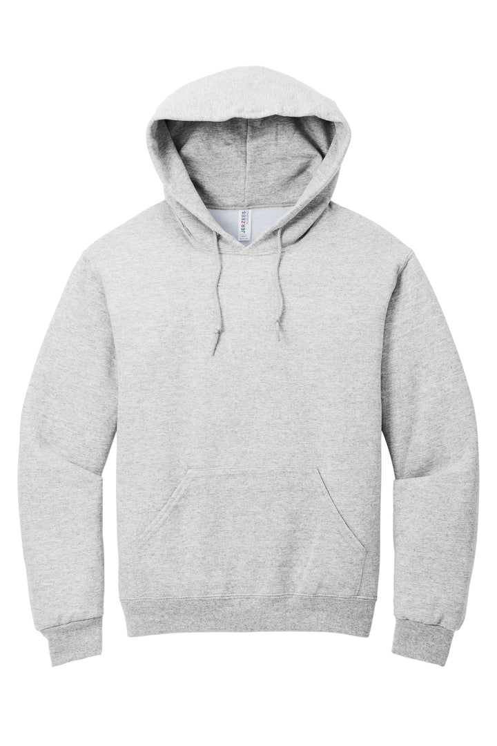 Front View of ASH Jerzees NuBlend Pullover Hooded Sweatshirt. 996M
