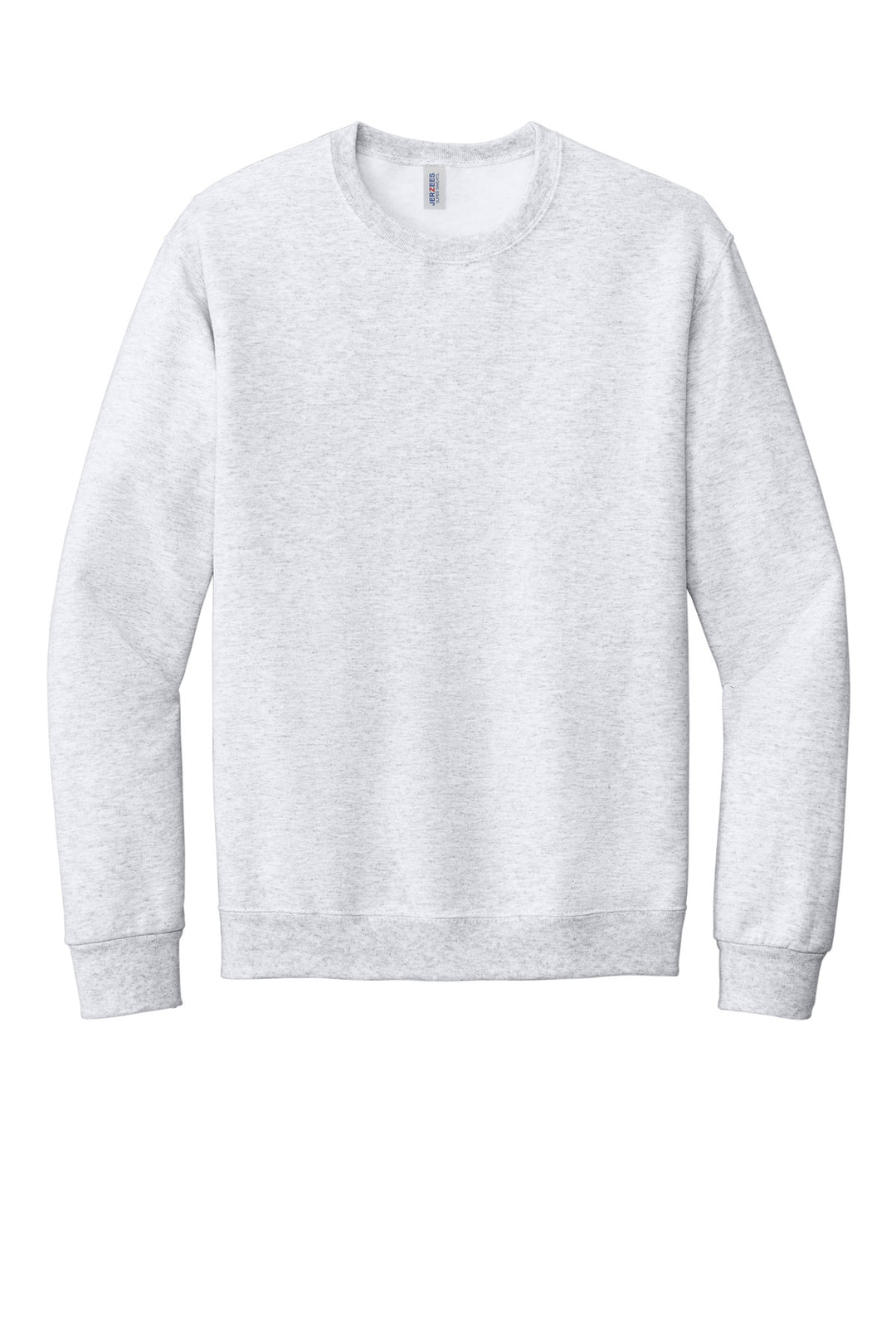 Front View of Ash Jerzees Super Sweats NuBlend - Crewneck Sweatshirt. 4662M