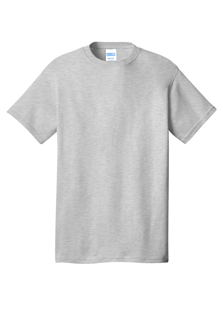 Front View of Ash Port & Company - Core Cotton Tee. PC54