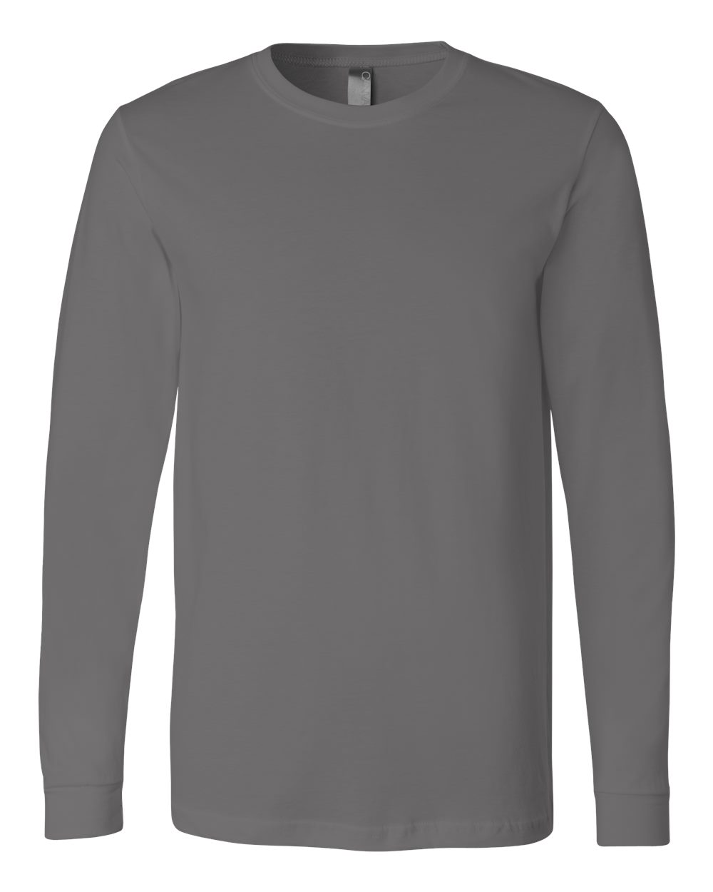 Front View of Asphalt Jersey Long Sleeve Tee - 3501