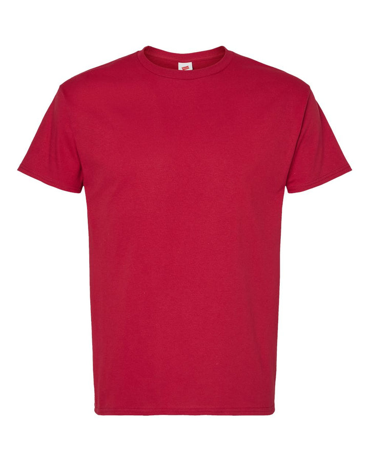 Front View of Athletic Crimson Essential-T T-Shirt - 5280