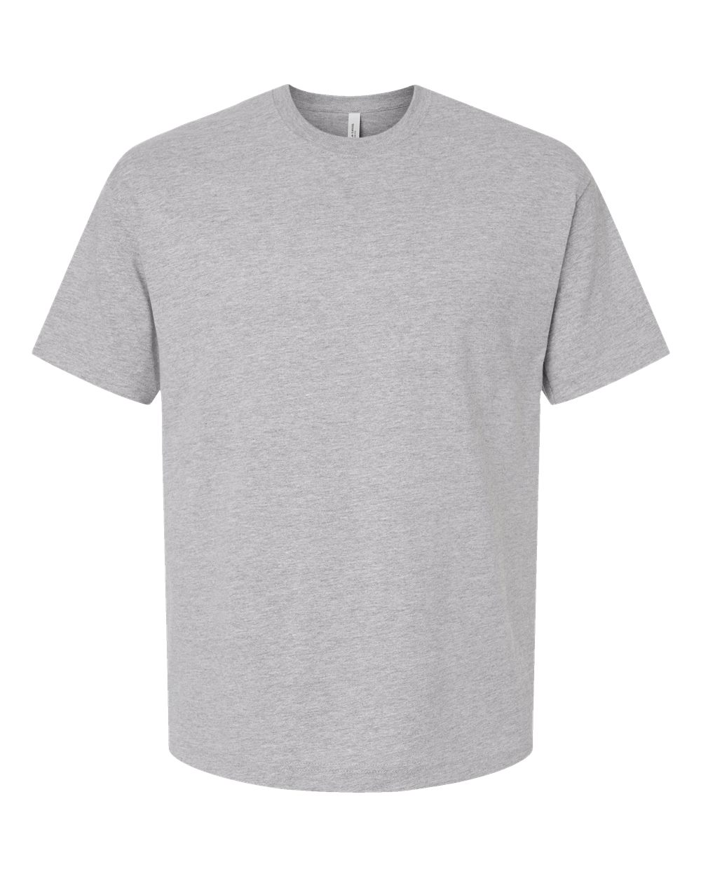Front View of Athletic Heather 6 oz. Heavyweight Tee - 3010