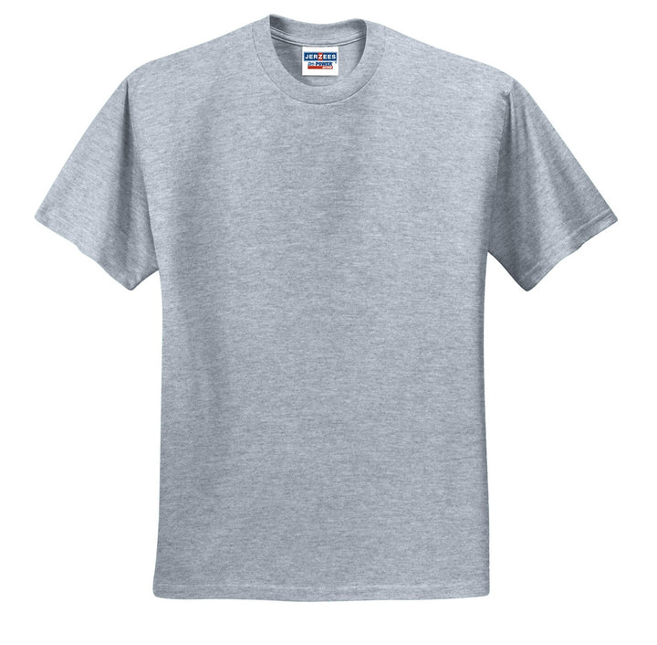 Front View of Athletic Hthr Jerzees - Dri-Power 50/50 Cotton/Poly T-Shirt. 29M