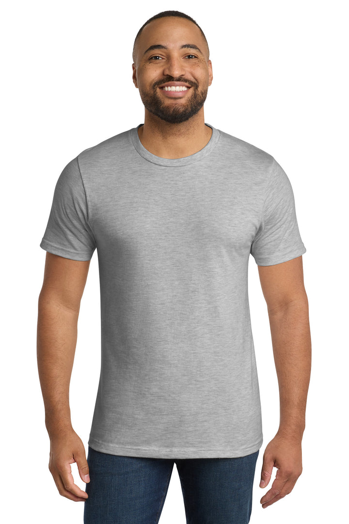 Front View of Athletic Hthr Port & Company Bouncer Tee PC600