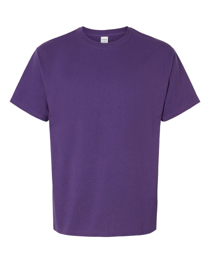 Front View of Athletic Purple Essential-T T-Shirt - 5280