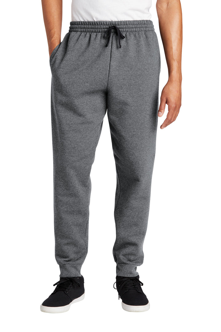 Front View of AthlHthr Jerzees NuBlend Fleece Jogger 975MP