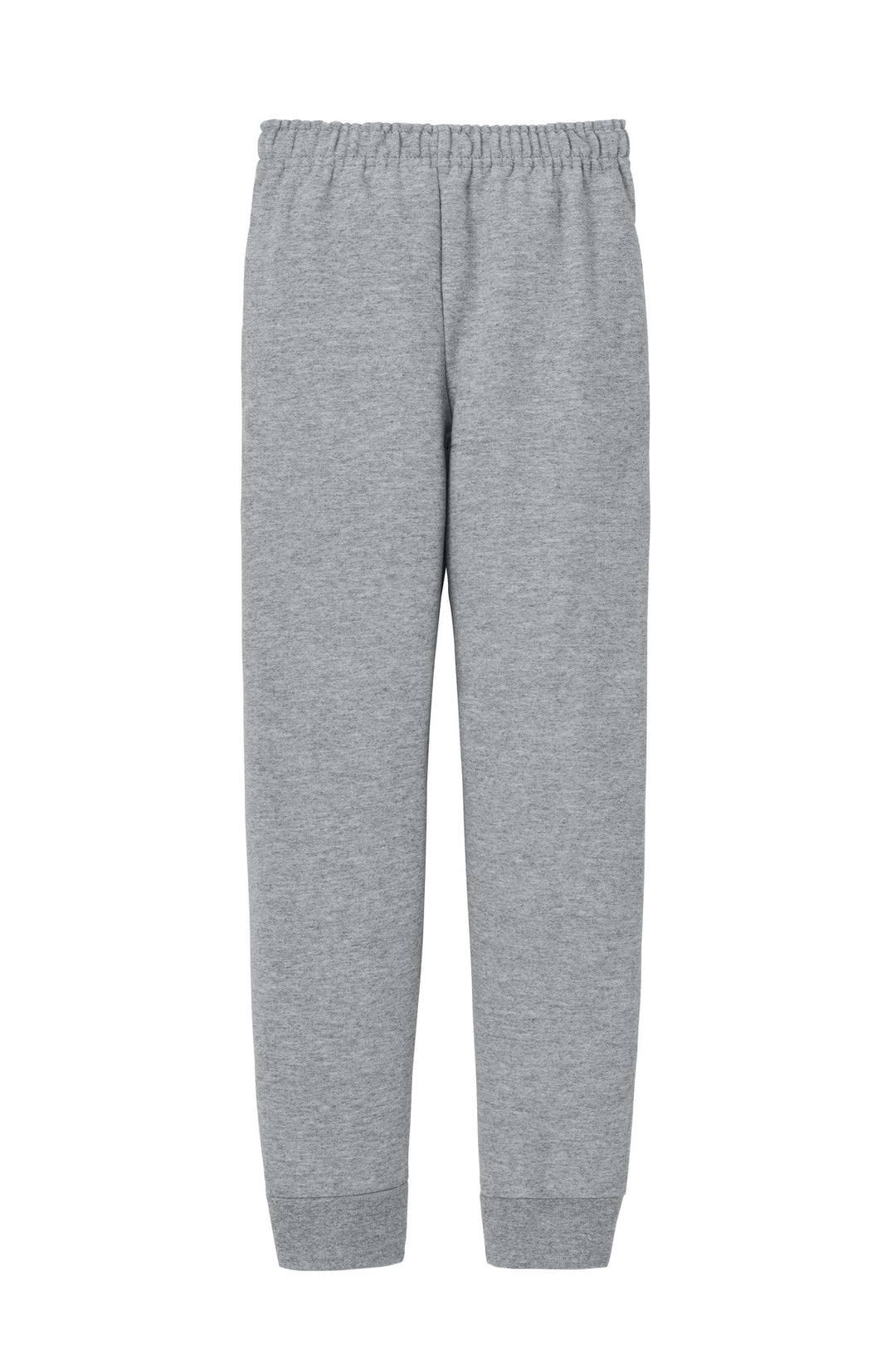 Front View of AthlHthr Jerzees Youth NuBlend Jogger Sweatpant 975B
