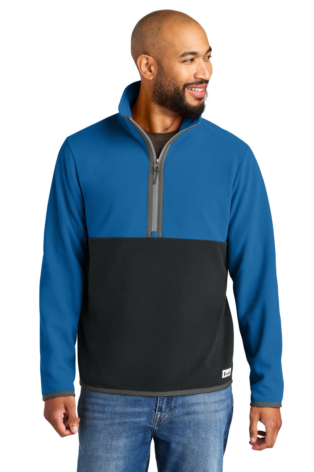 Front View of Atl/Black Cotopaxi Amado 1/2-Zip Fleece COTOM1691