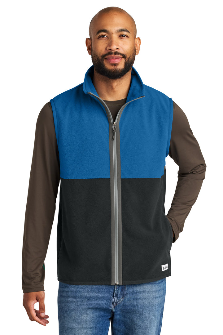 Front View of Atl/Black Cotopaxi Amado Fleece Vest COTOM1693