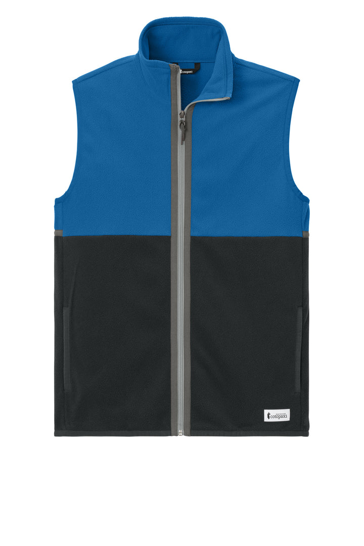 Front View of Atl/Black Cotopaxi Amado Fleece Vest COTOM1693