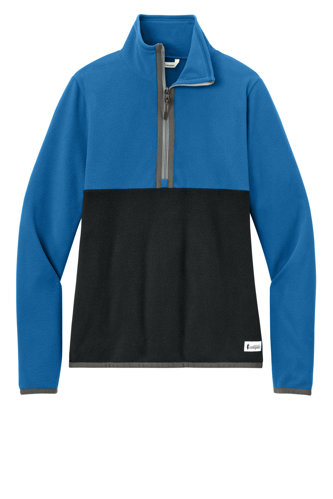 Front View of Atl/Black Cotopaxi Women's Amado 1/2-Zip Fleece COTOW1692