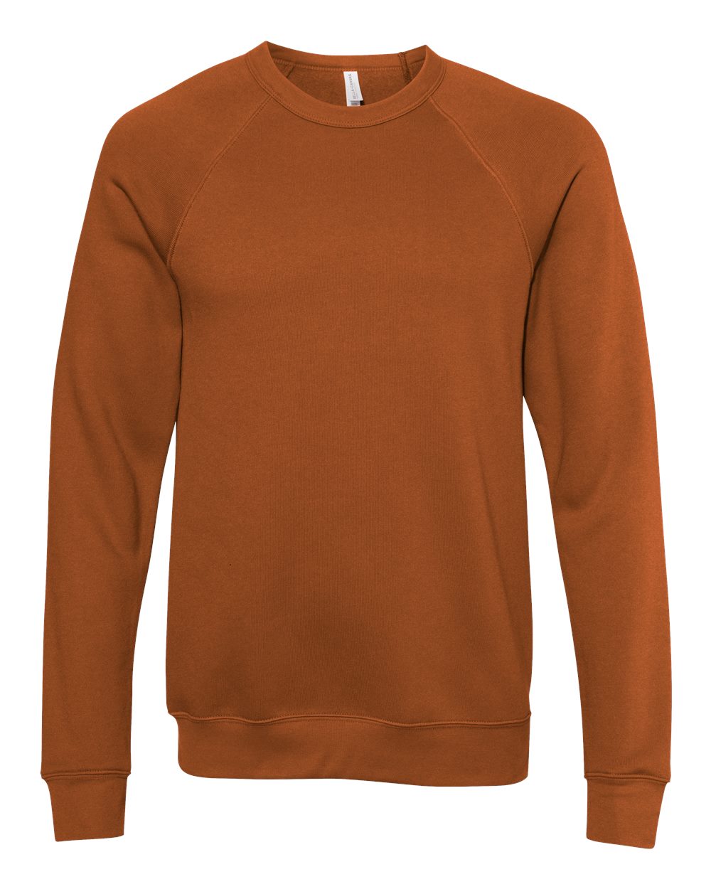 Front View of Autumn Sponge Fleece Raglan Crewneck Sweatshirt - 3901