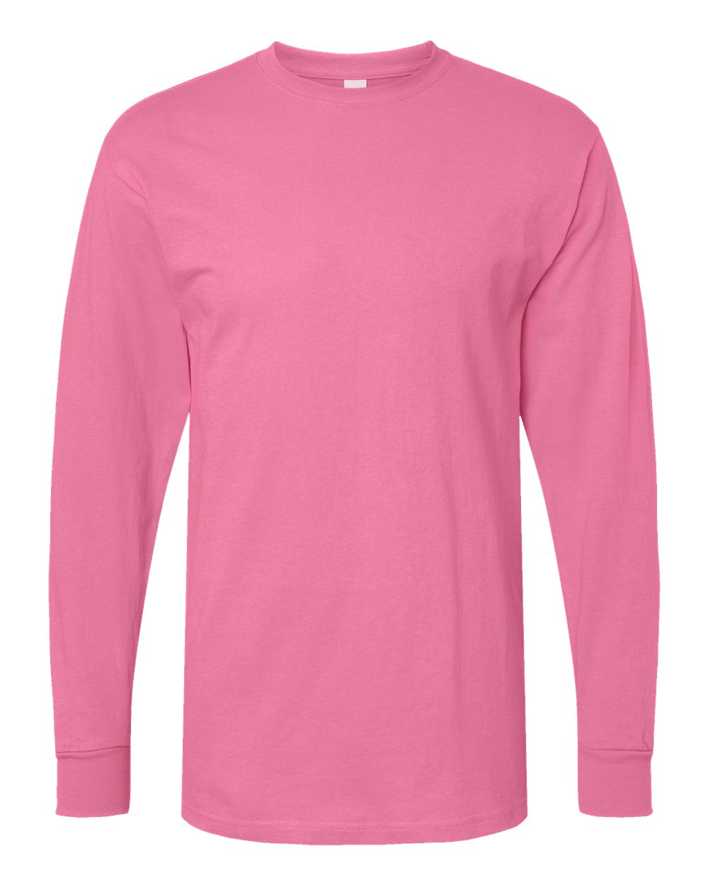 Front View of Azalea Gold Soft Touch Long Sleeve T-Shirt - 4820