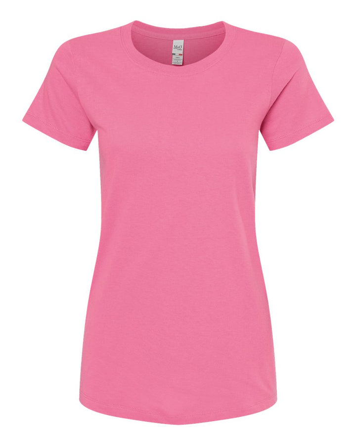 Front View of Azalea Women's Gold Soft Touch T-Shirt - 4810