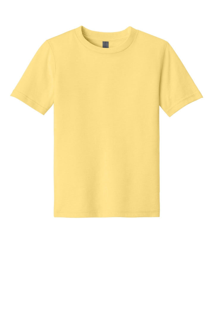 Front View of BananaCrm Next Level Apparel Youth CVC Tee NL3312