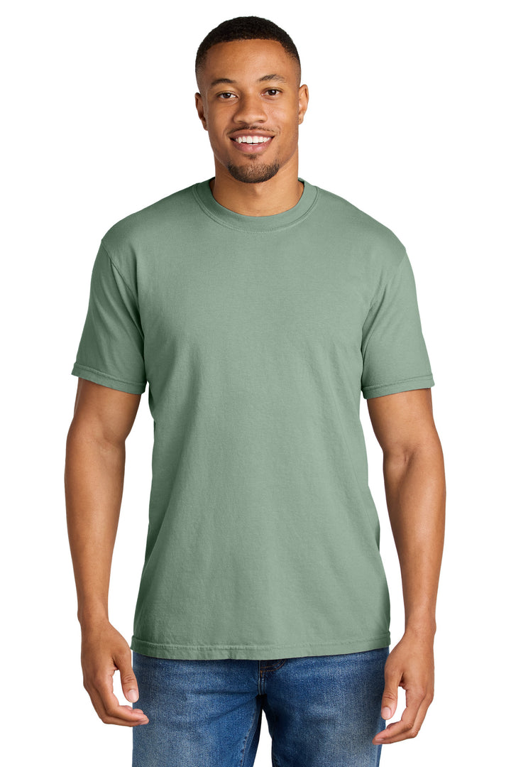 Front View of Bay COMFORT COLORS Heavyweight Ring Spun Tee. 1717