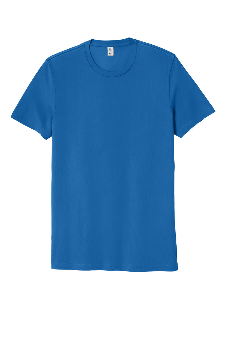 Front View of BeaconBlue Allmade Unisex Organic Cotton Tee. AL2100