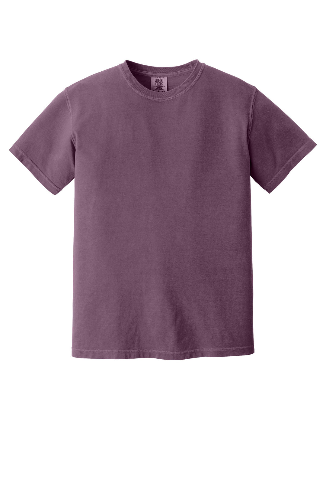 Front View of Berry COMFORT COLORS Heavyweight Ring Spun Tee. 1717