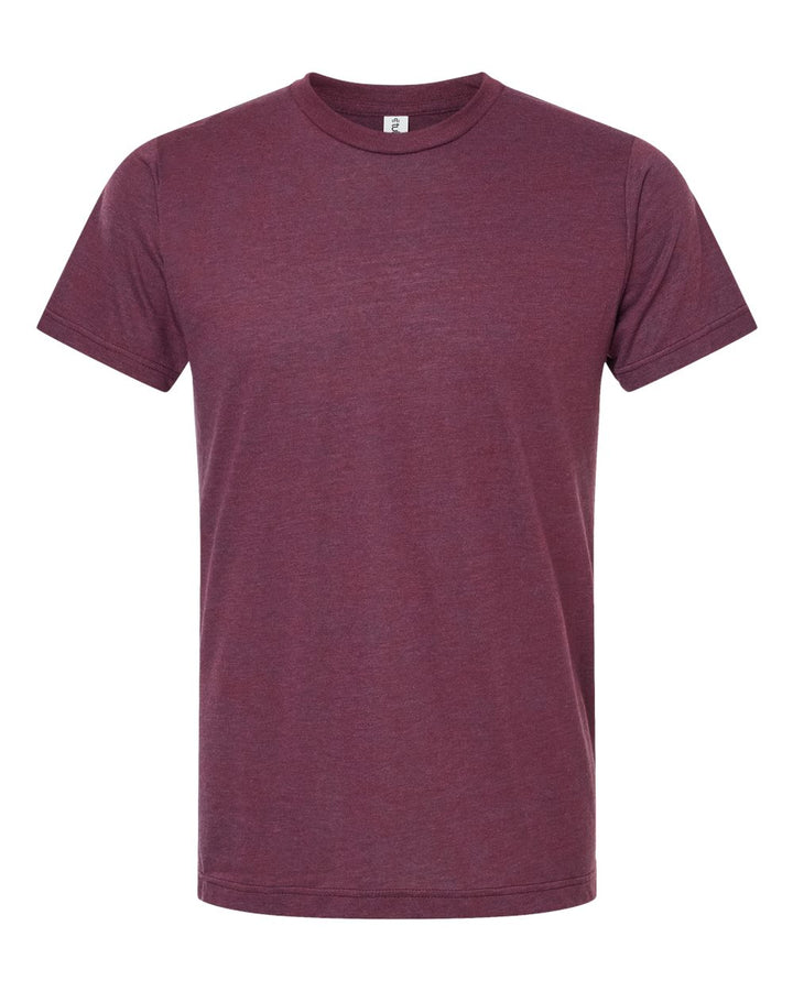 Front View of Berry Tri Blend Tri-Blend T-Shirt - 254