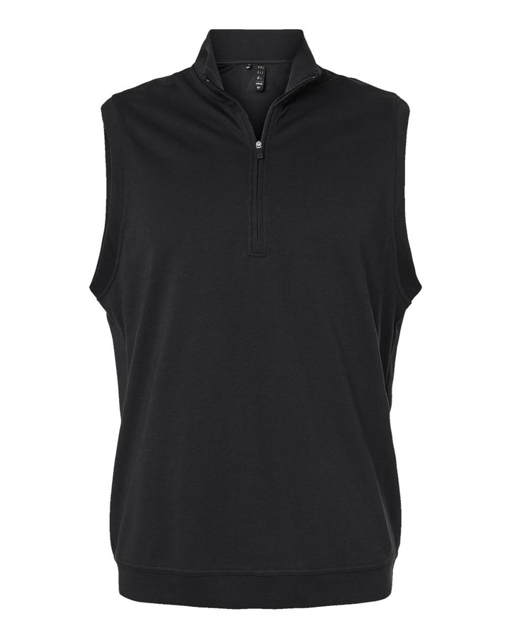 Front View of Black Club Vest - A599