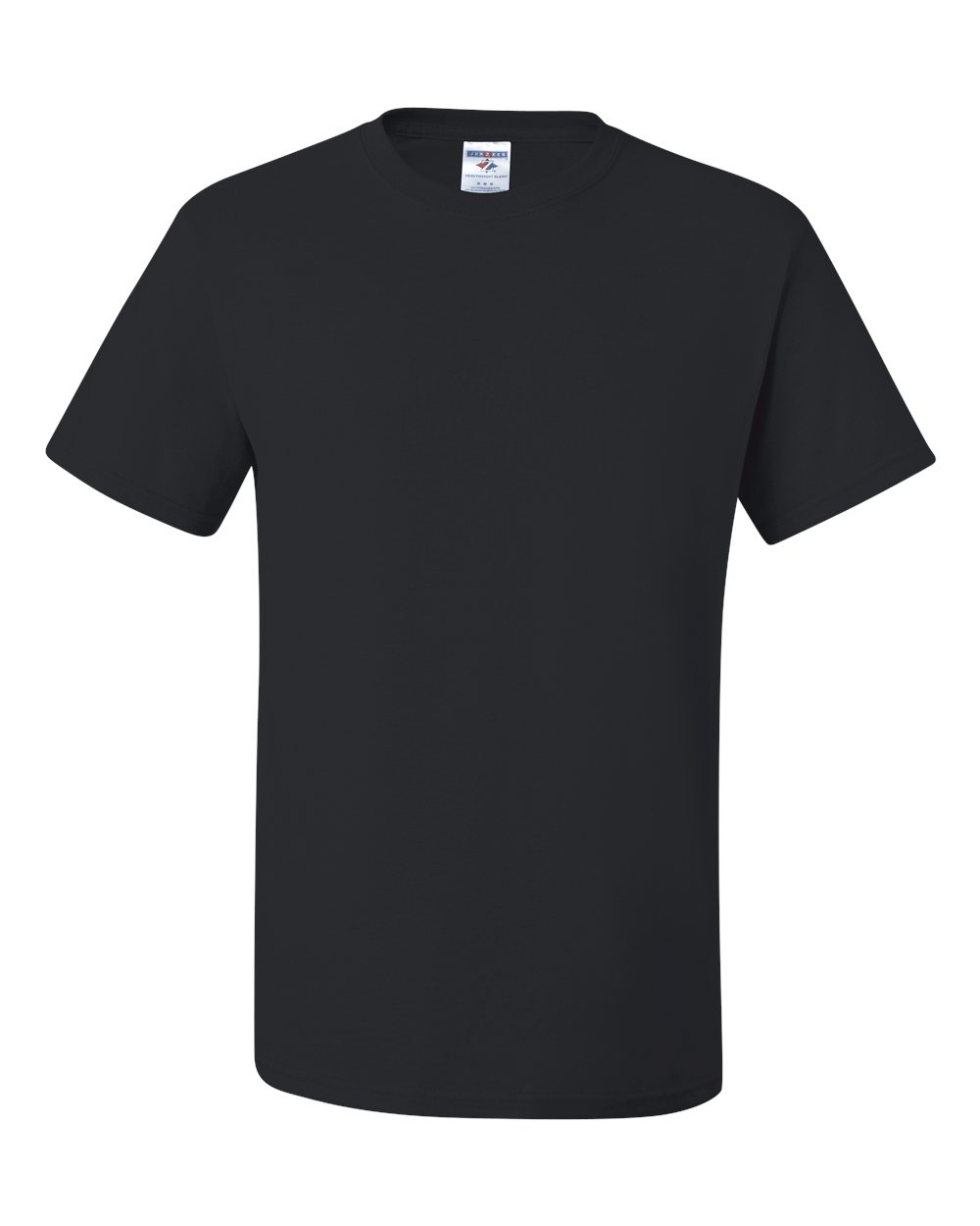 Front View of Black Dri-Power® 50/50 T-Shirt - 29MR