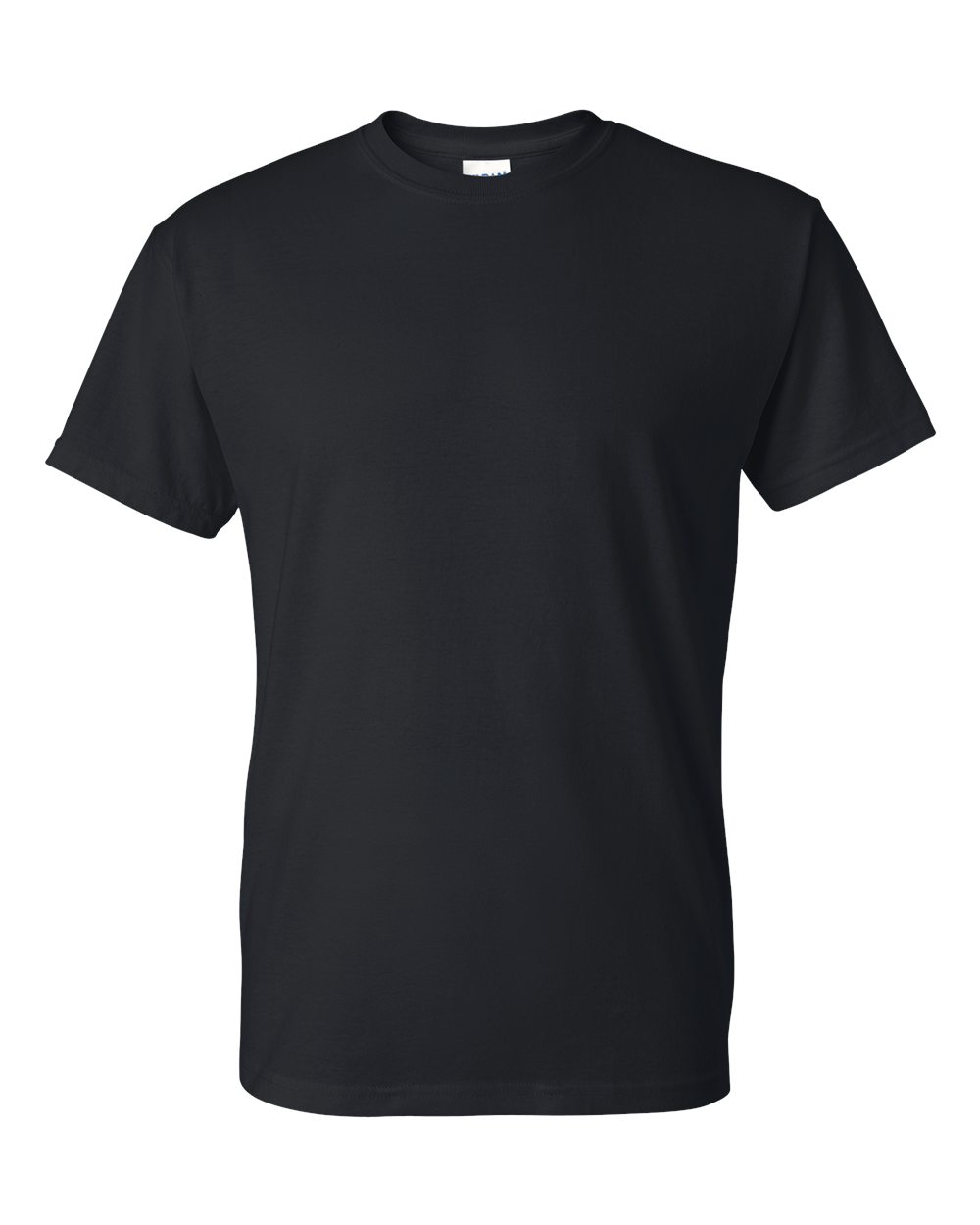 Front View of Black DryBlend® T-Shirt - 8000