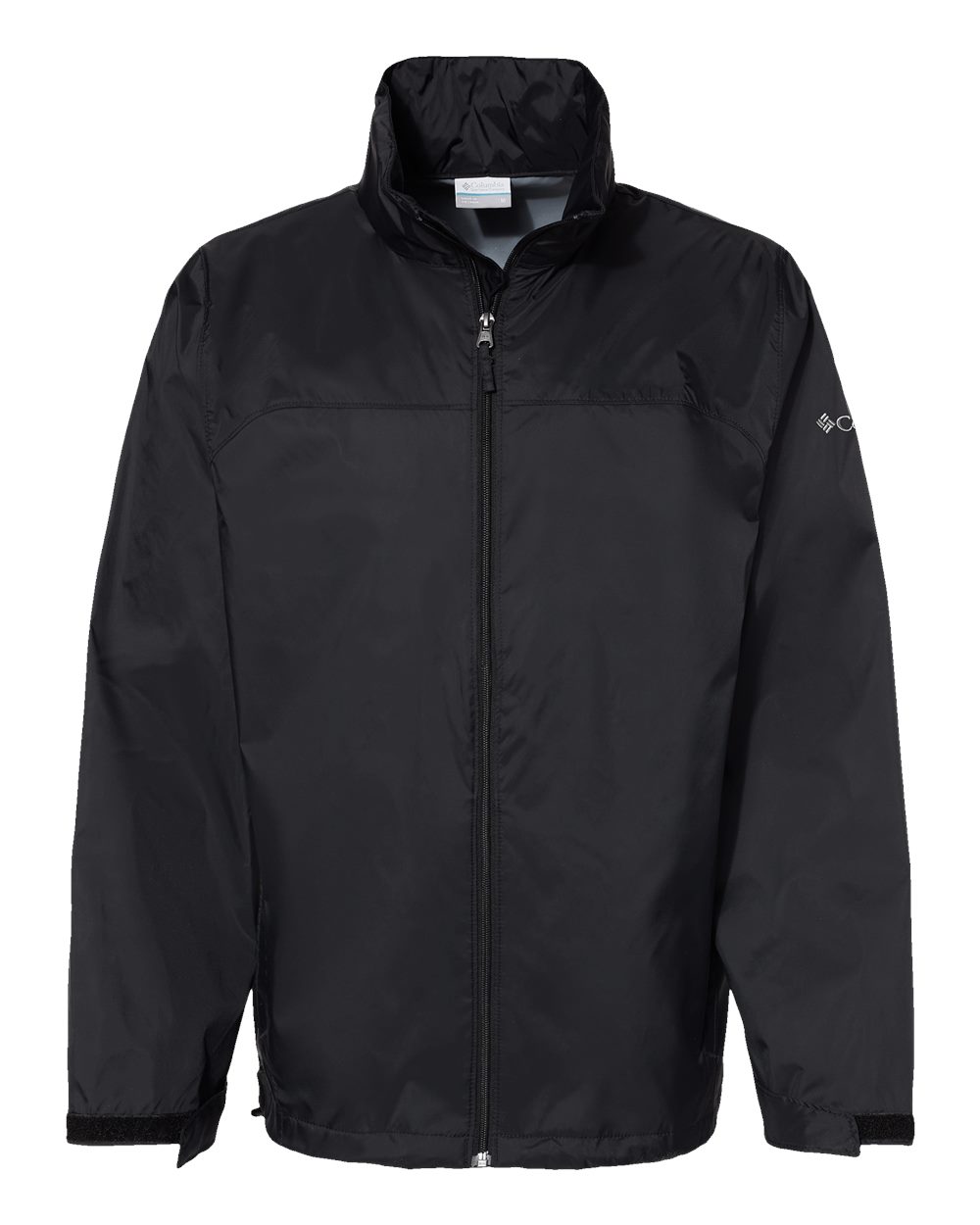 Front View of Black Glennaker Lake™ II Rain Jacket - 212476